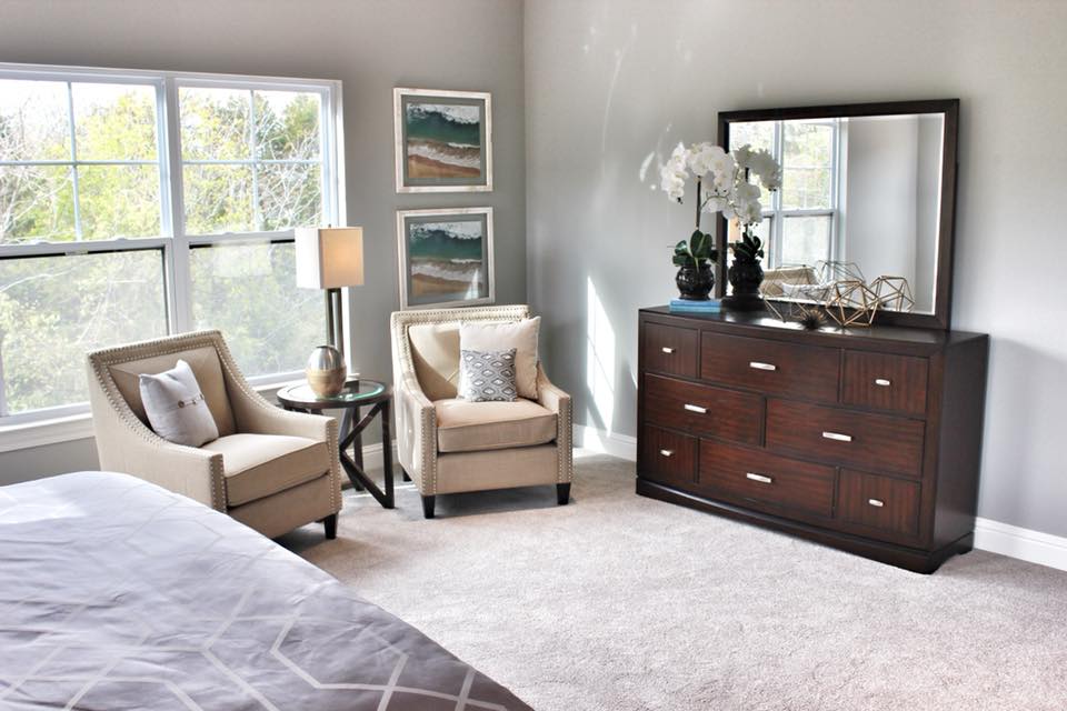 Eureka Stonewall Custom Home Bedroom