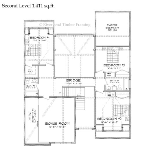 Keystone Rustic-Timber-Frame-Home-Floor-Plan-Hibbs-Homes