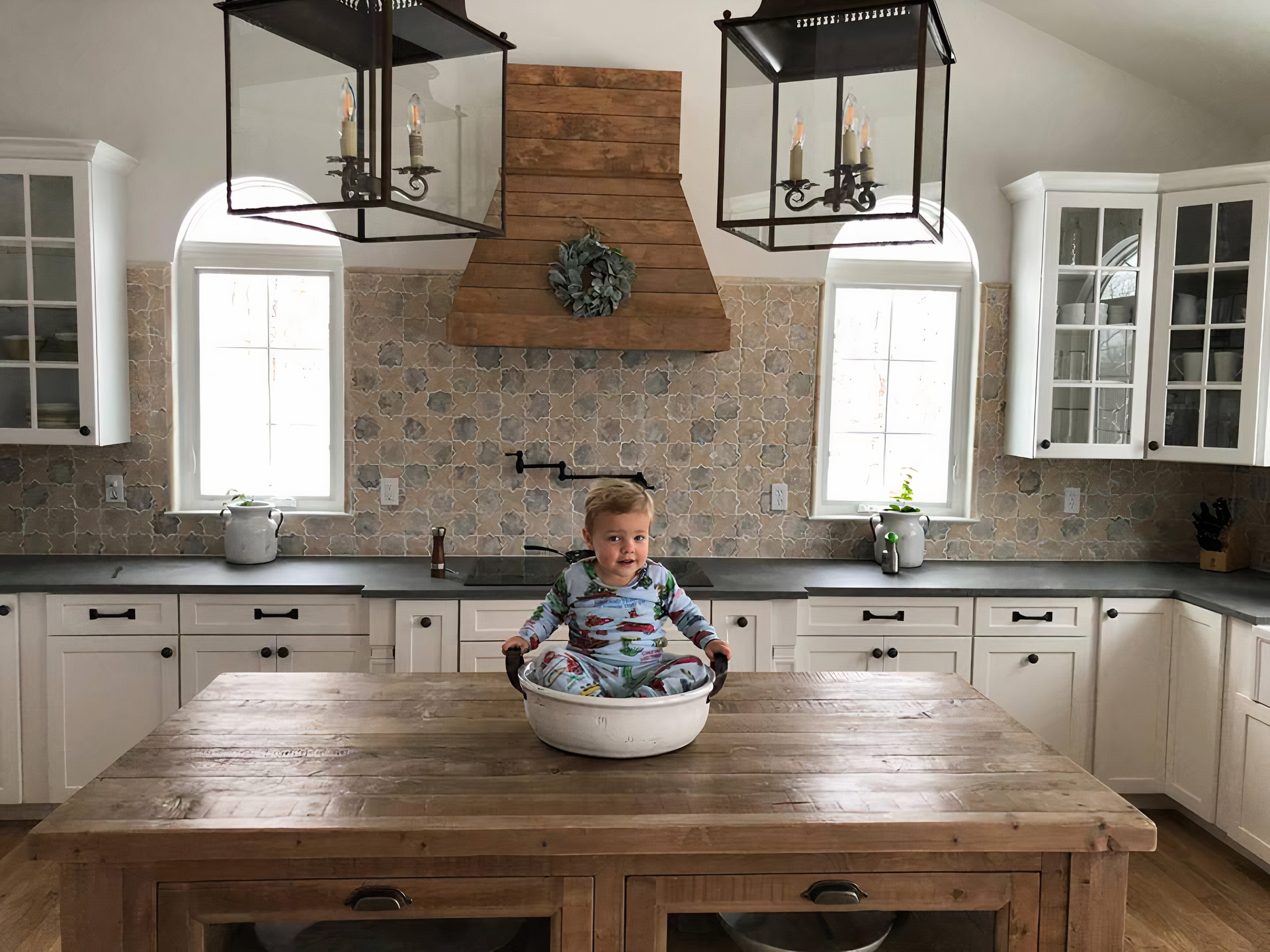 Custom Modern Farmhouse Kitchen in Wildwood, MO