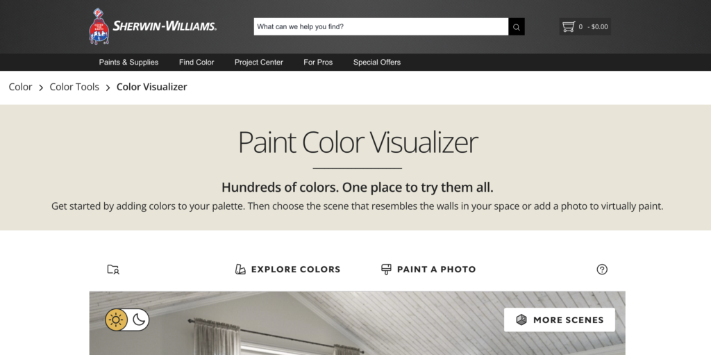 Sherwin Williams Color Tools