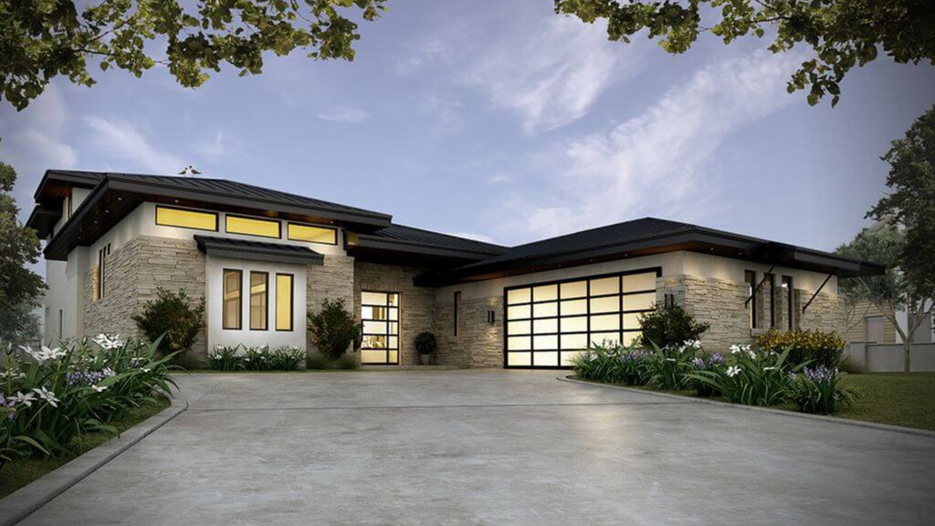 Provo Contemporary Custom Home Plan