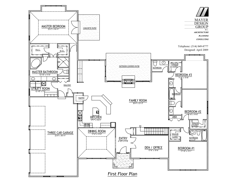 Olivette Mid-Century Floor Plan