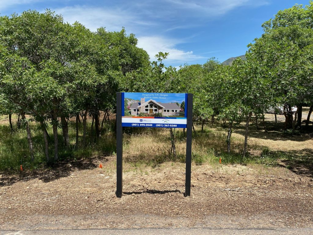 Utah New Home Construction Lots A new Hibbs Home site Saly Lake City Custom Home Builder