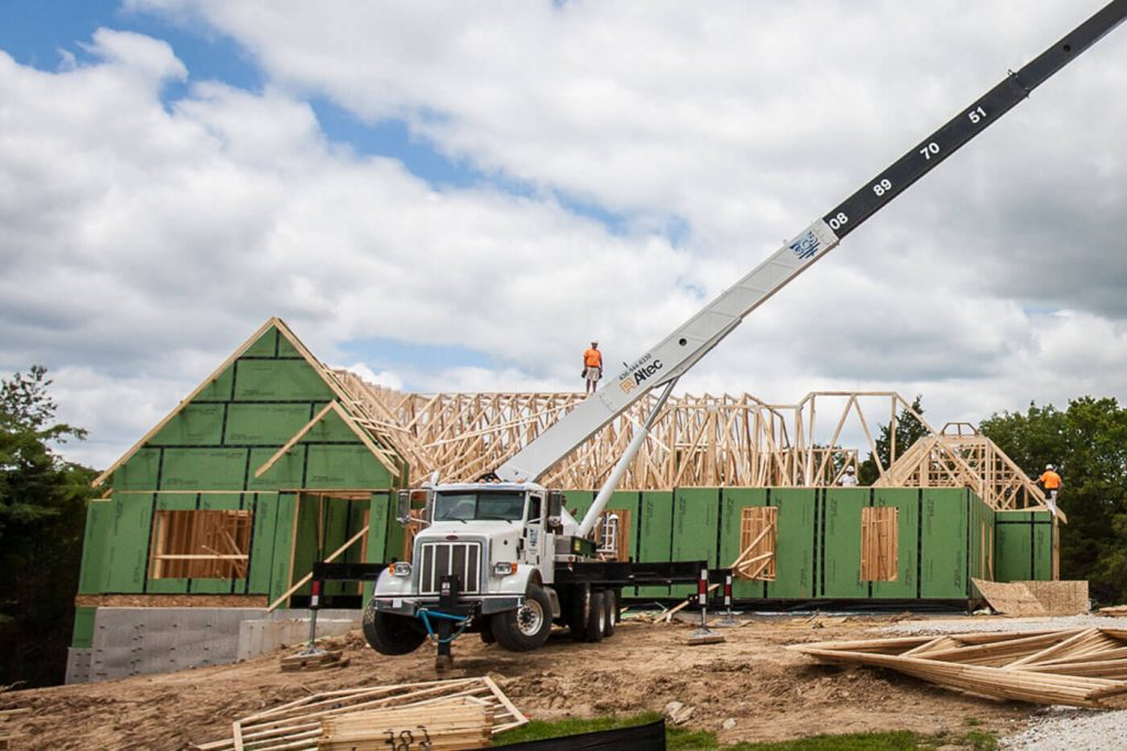 Green home built by Hibbs Homes