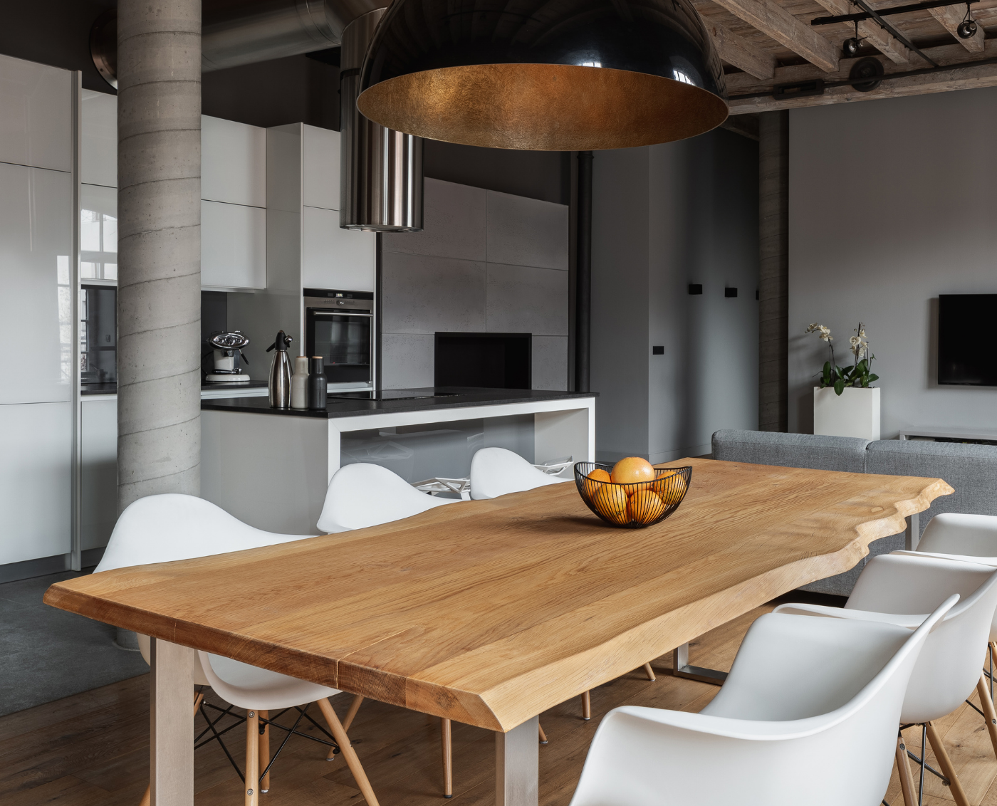 Modern Industrial Home Designed Kitchen