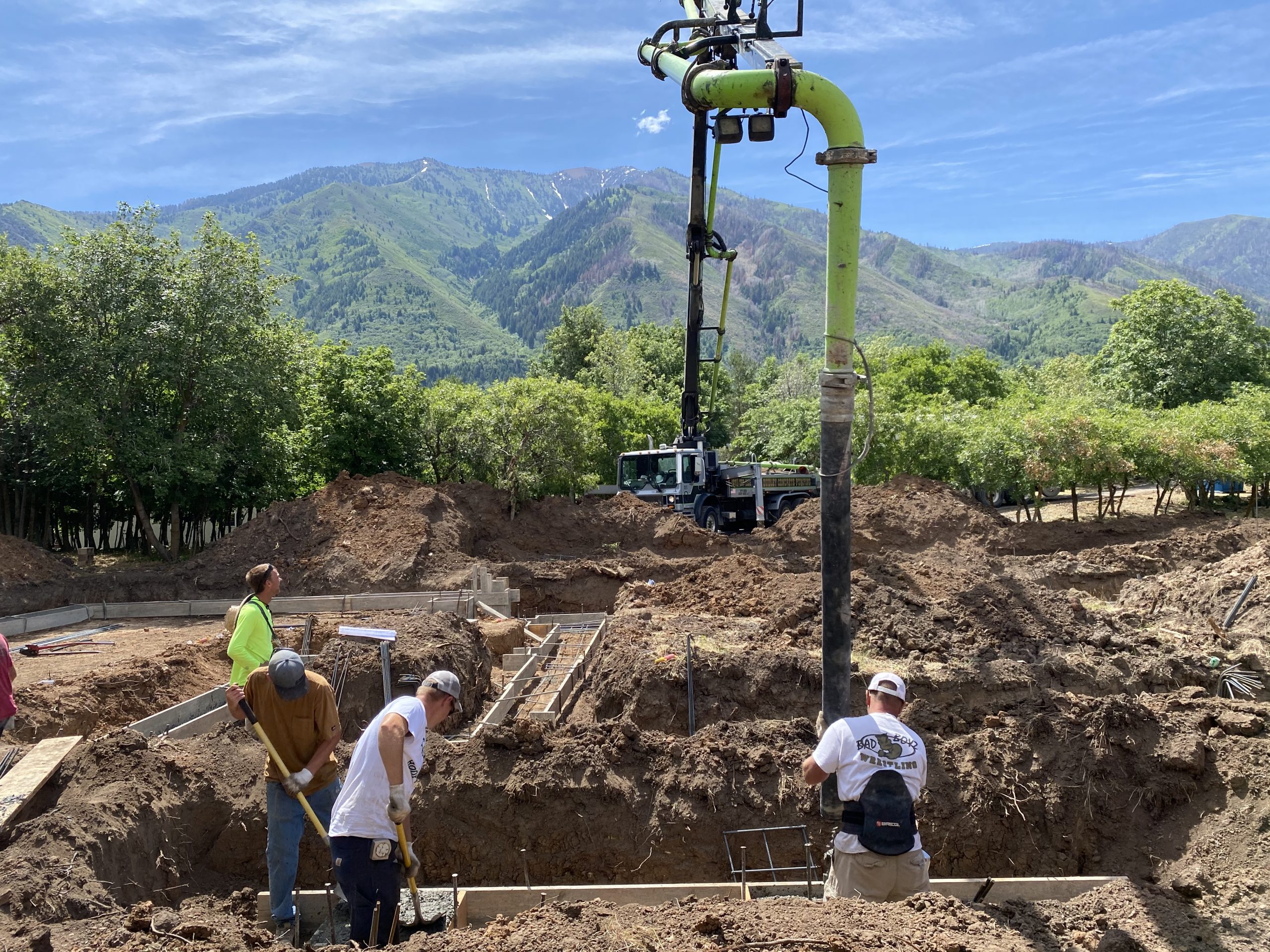 Northern Utah Custom Homes Excavation for a Custom Home in Woodland Hills, Utah