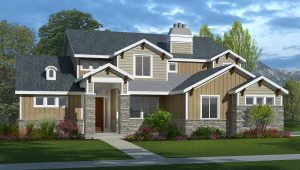 Gray's Harbor Two Story Custom Home Floorplan