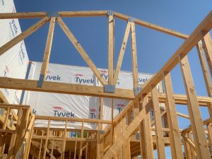 Framing for custom home