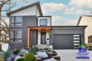 Exterior of the 2022 Custom Home of the Year Built by Hibbs Homes