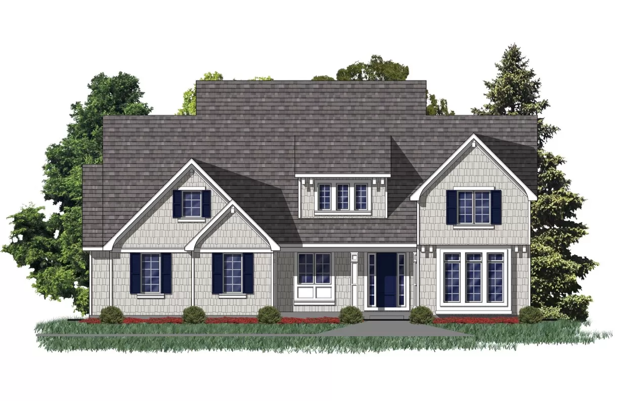 228 W Woodbine Custom Home Color Rendering of 228 W Woodbine Kirkwood, MO