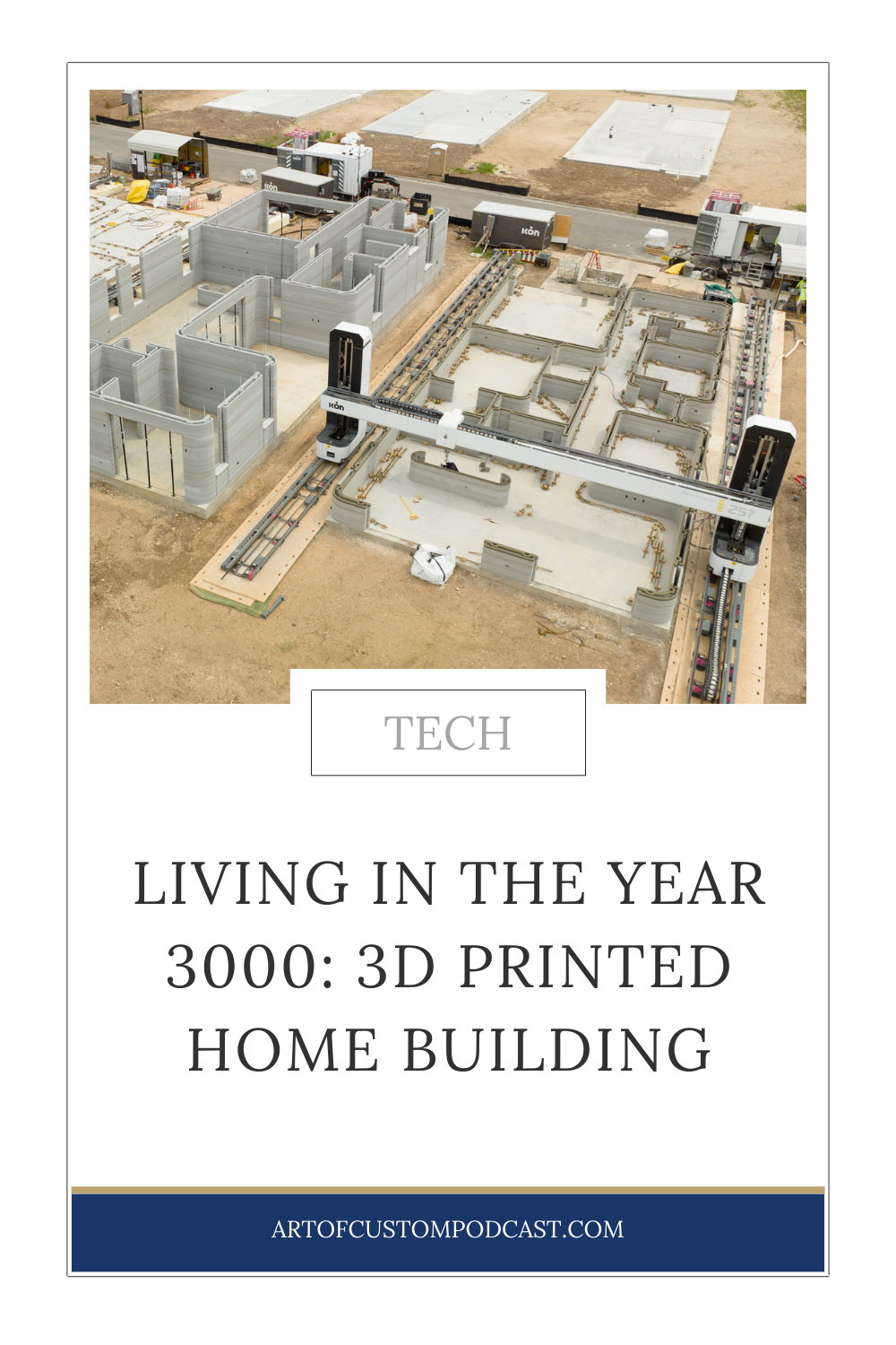ICON and 3D Printed Home Building ICON 3D Printed Homes Being Built in Texas