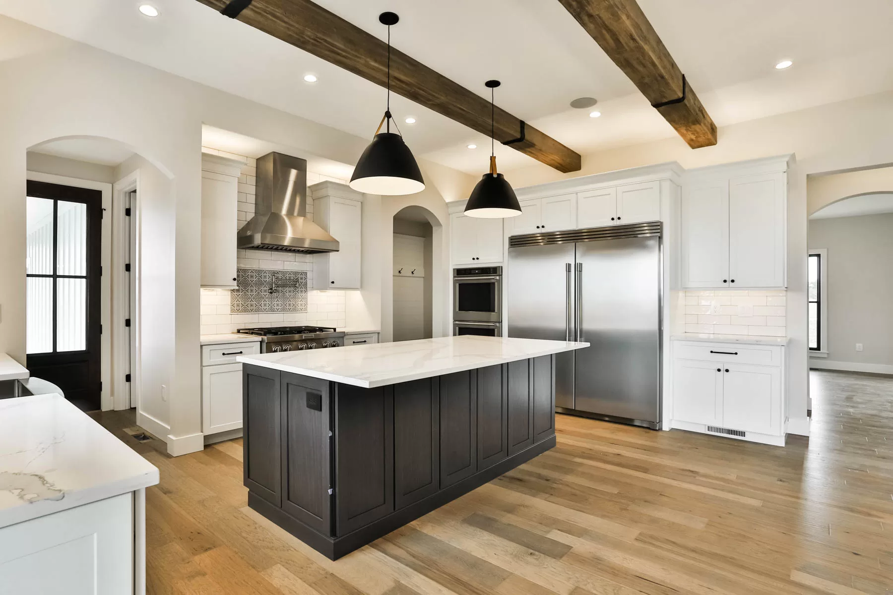 Upgraded finishes in the kitchen