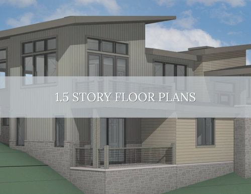 1.5 story Luxury Floor Plans