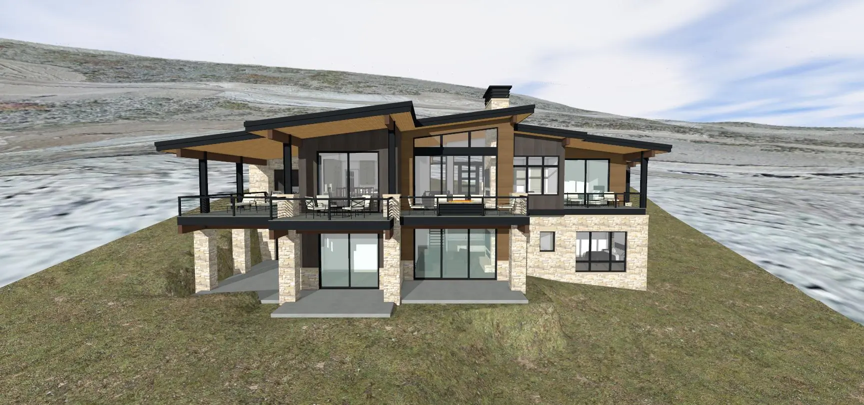 Cougar Moon Custom Home Build Tuhaye