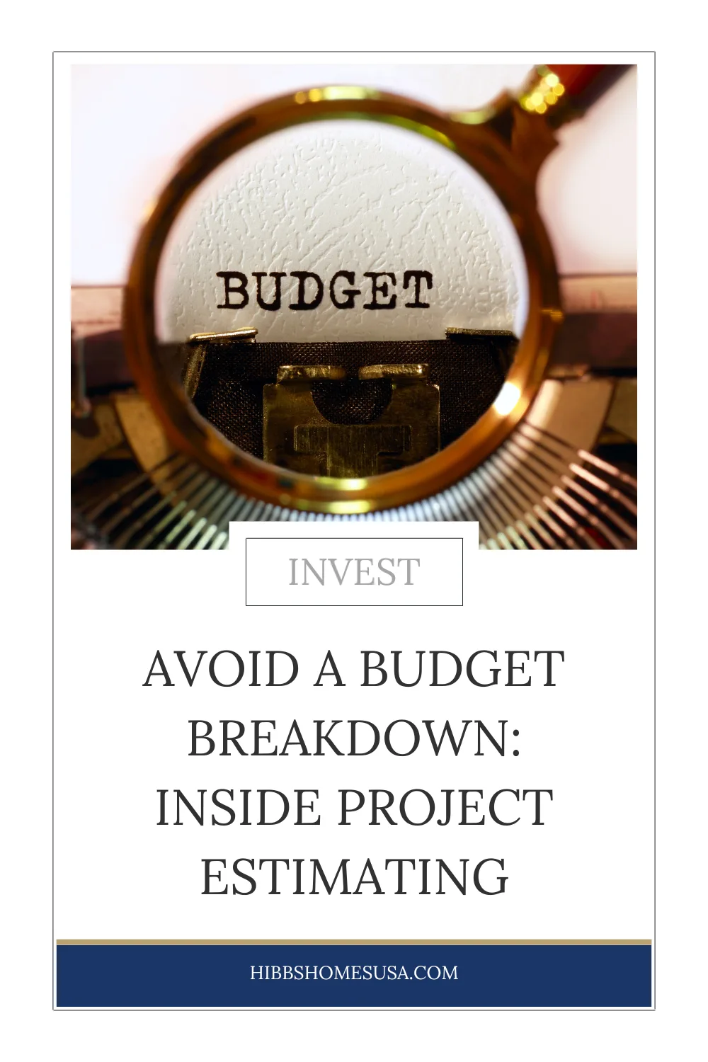 Custom Home Project Estimating Avoid a Budget Breakdown: Inside Project Estimating