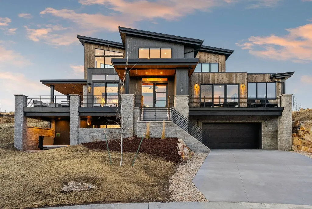 Exterior of West Centaur Custom Home