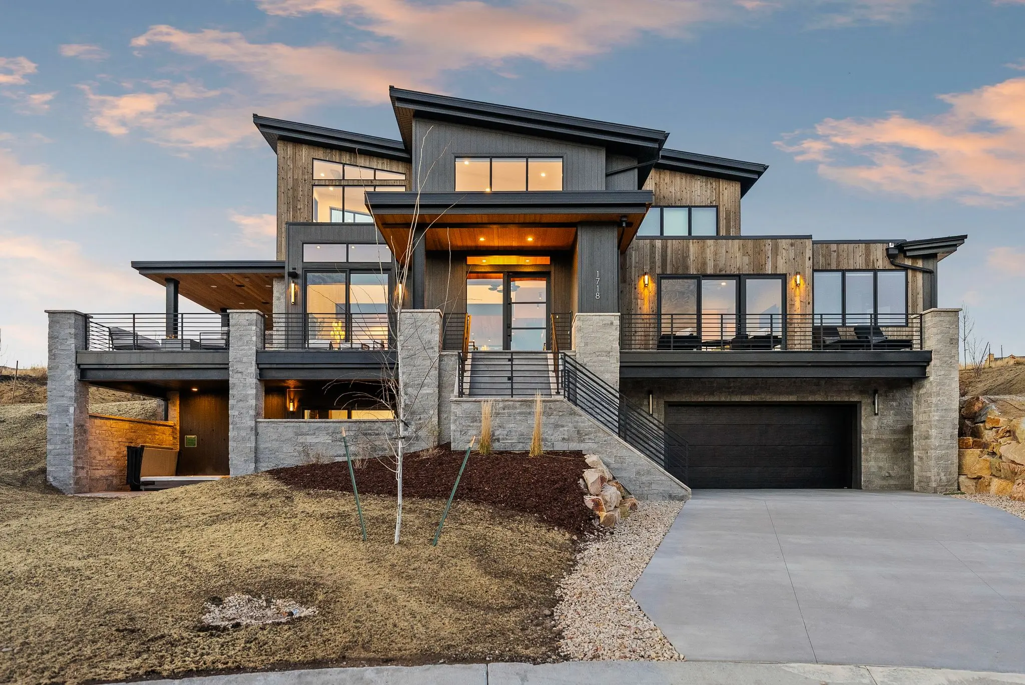 Exterior of West Centaur Custom Home