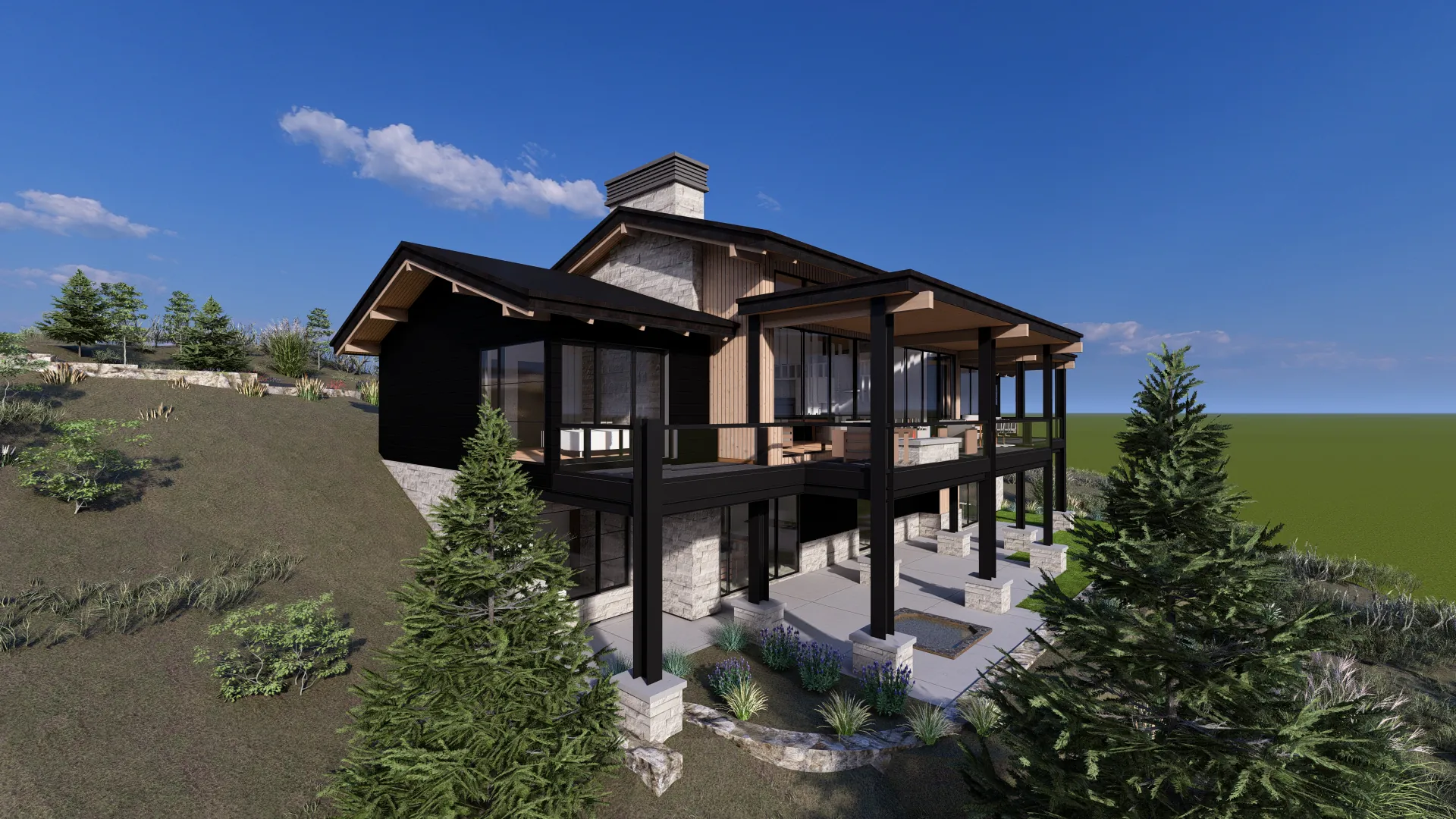 Side Elevation of 1944 E Dancing Sun Dr