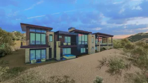 East Daybreak Custom Rear Elevation