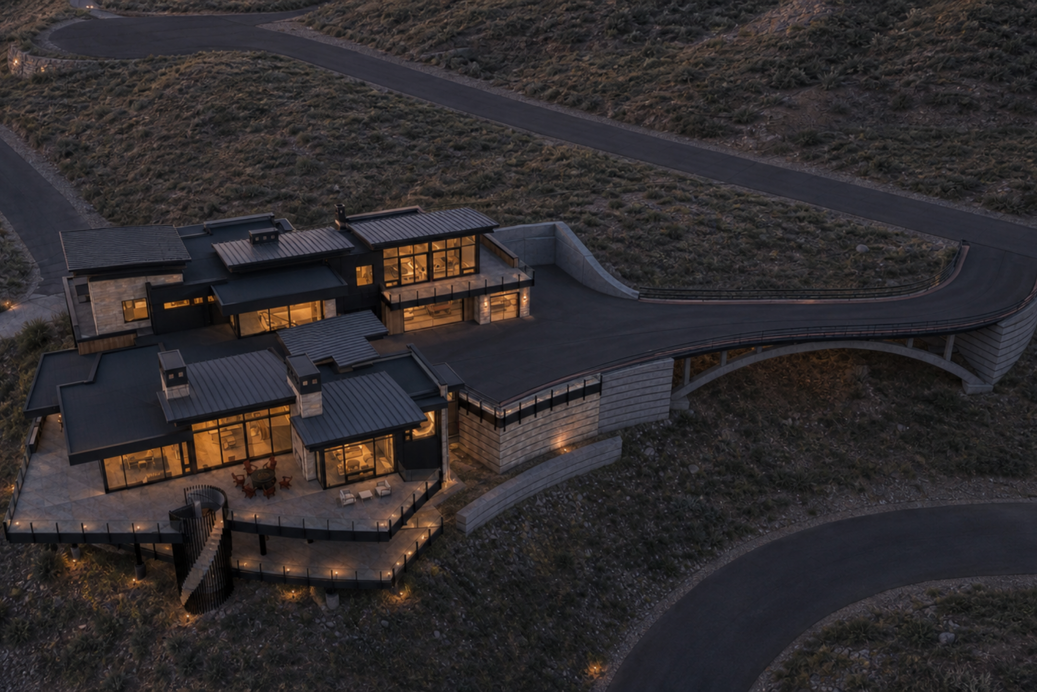 Overhead View East Deer Valley Custom Home